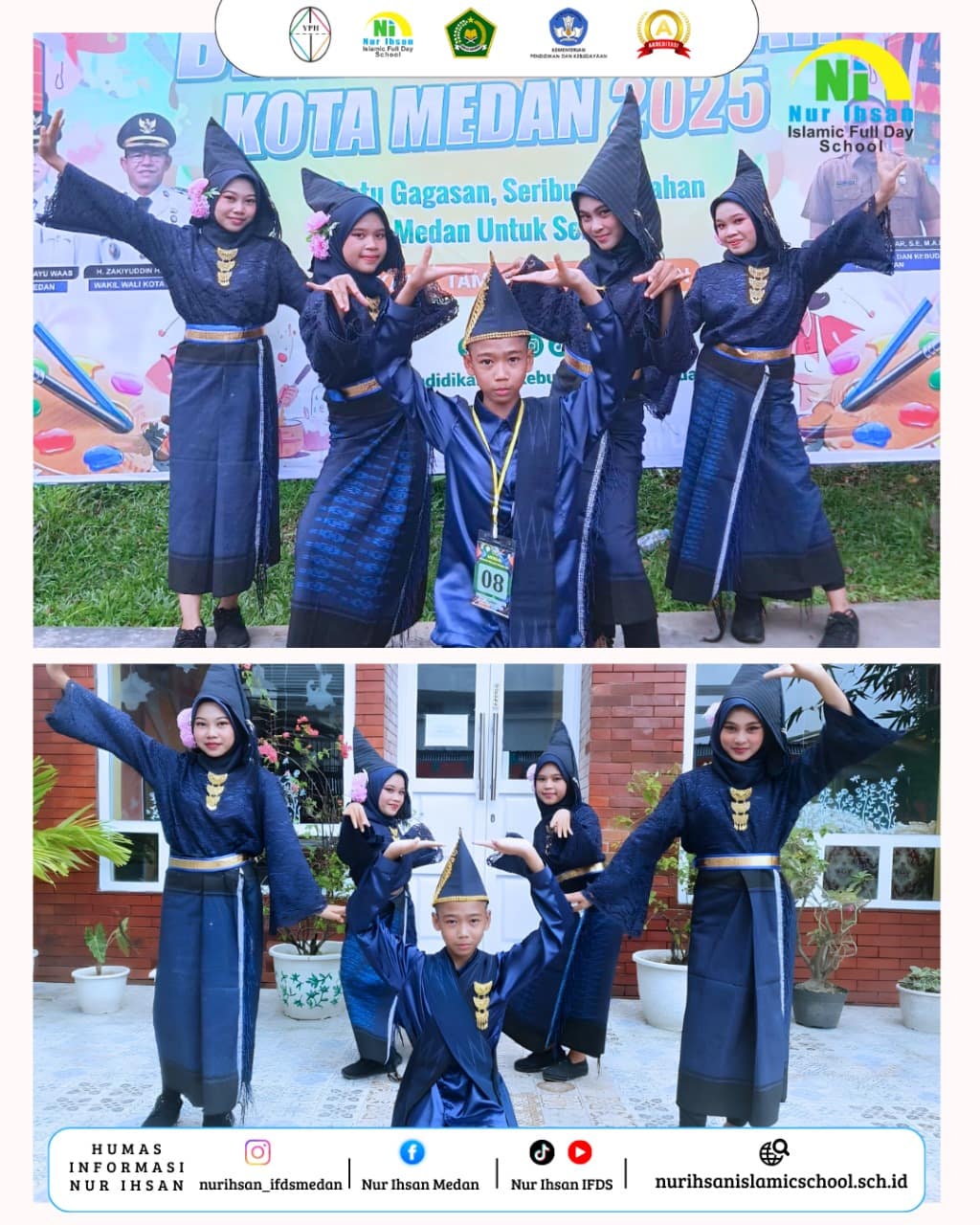 GRUP TARI NUR IHSAN MEDAN TAMPILKAN TARIAN BATAK DAIRI DI BERANDA PELAJAR KOTA MEDAN 2025 tari2