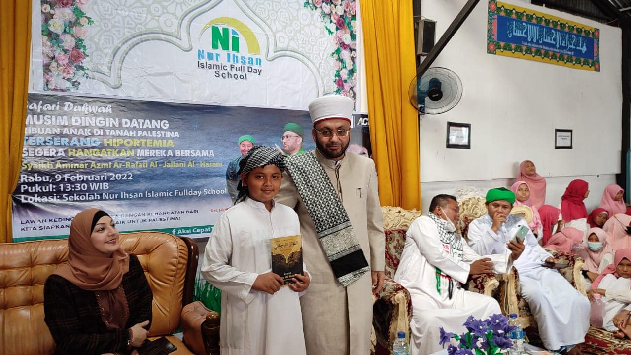 Safari Dakwah Shaykh Ammar Azmi Ar-Rafati Al-Jailani Al-Hasani from Palestine and Ustadz Fikri Habibullah Muharram Lc. WhatsApp Image 2022 02 09 At 16.05.52