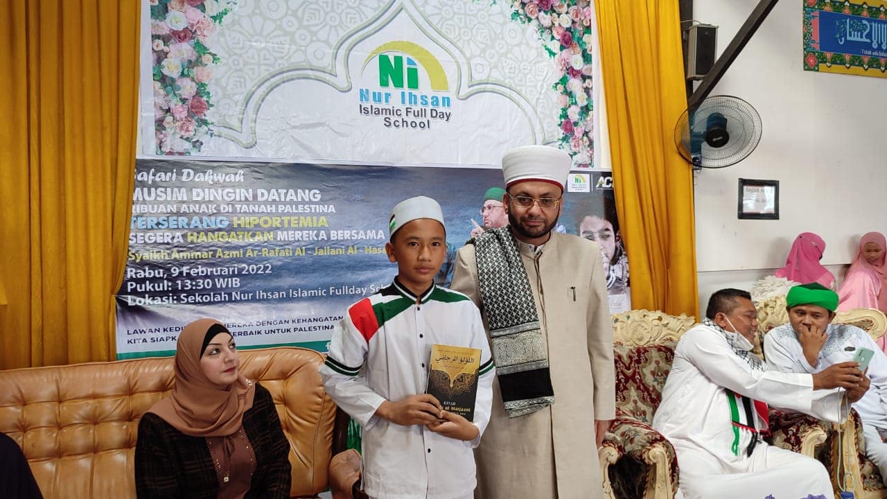 Safari Dakwah Shaykh Ammar Azmi Ar-Rafati Al-Jailani Al-Hasani from Palestine and Ustadz Fikri Habibullah Muharram Lc. WhatsApp Image 2022 02 09 At 16.05.58