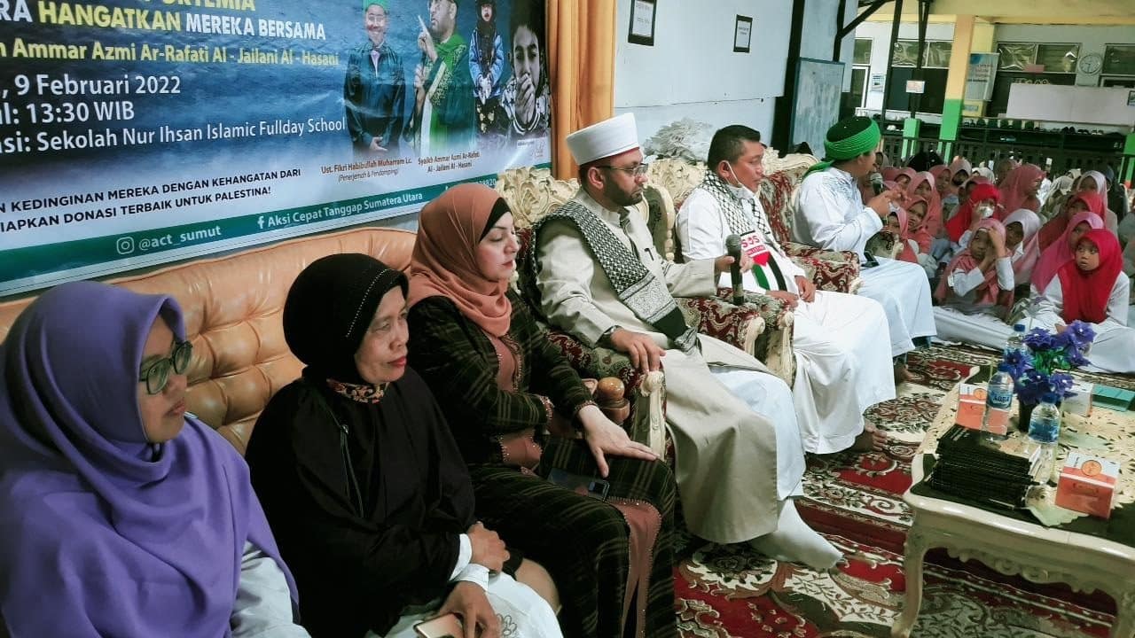 Safari Dakwah Shaykh Ammar Azmi Ar-Rafati Al-Jailani Al-Hasani from Palestine and Ustadz Fikri Habibullah Muharram Lc. WhatsApp Image 2022 02 09 At 18.14.19 Rotated