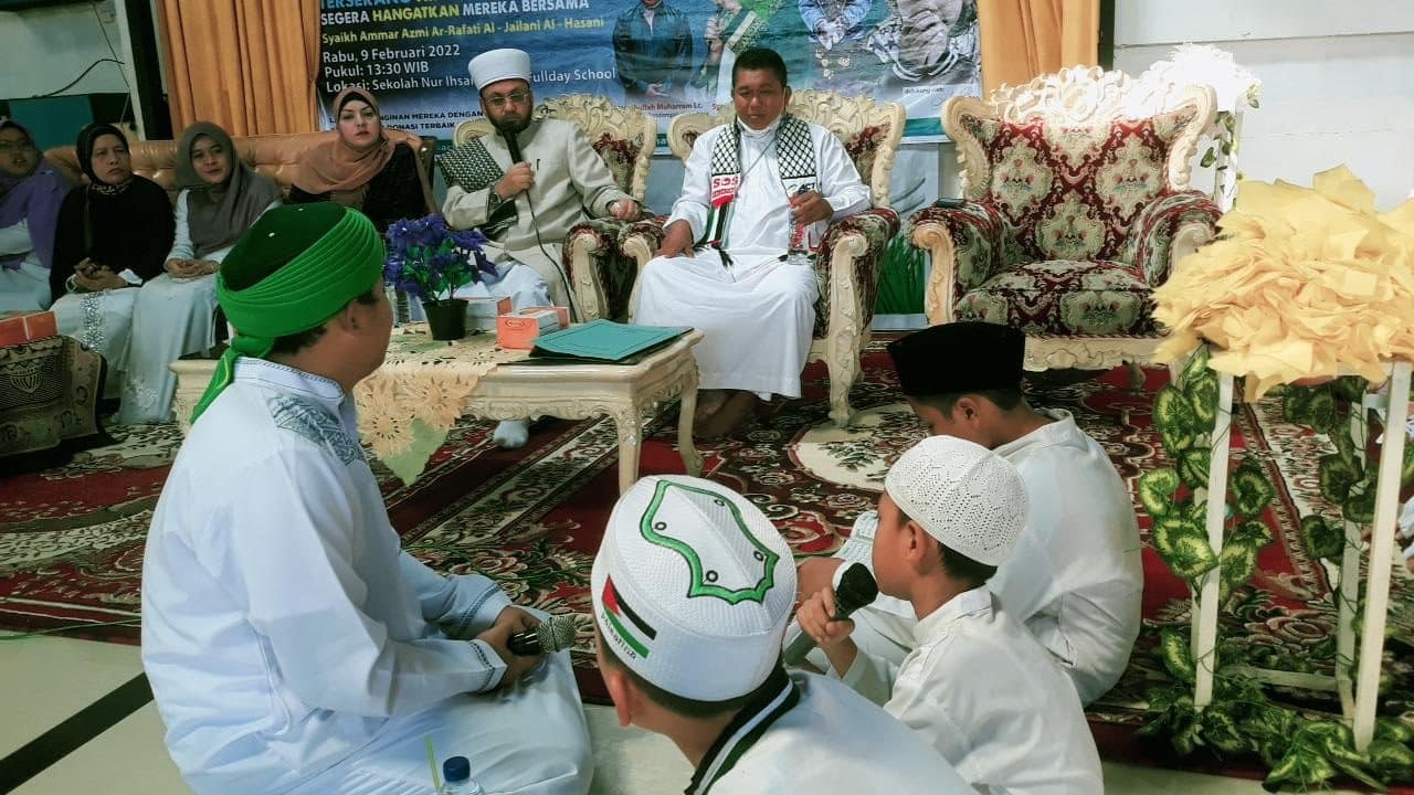 Safari Dakwah Shaykh Ammar Azmi Ar-Rafati Al-Jailani Al-Hasani from Palestine and Ustadz Fikri Habibullah Muharram Lc. WhatsApp Image 2022 02 09 At 18.14.21 Rotated