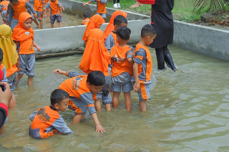 Nur Ihsan Gelar Outbound Anak TK di Naga Timbul Village, Tanjung Morawa DSCF1122