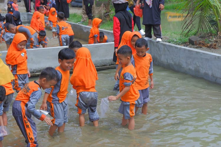 Nur Ihsan Gelar Outbound Anak TK di Naga Timbul Village, Tanjung Morawa DSCF1123